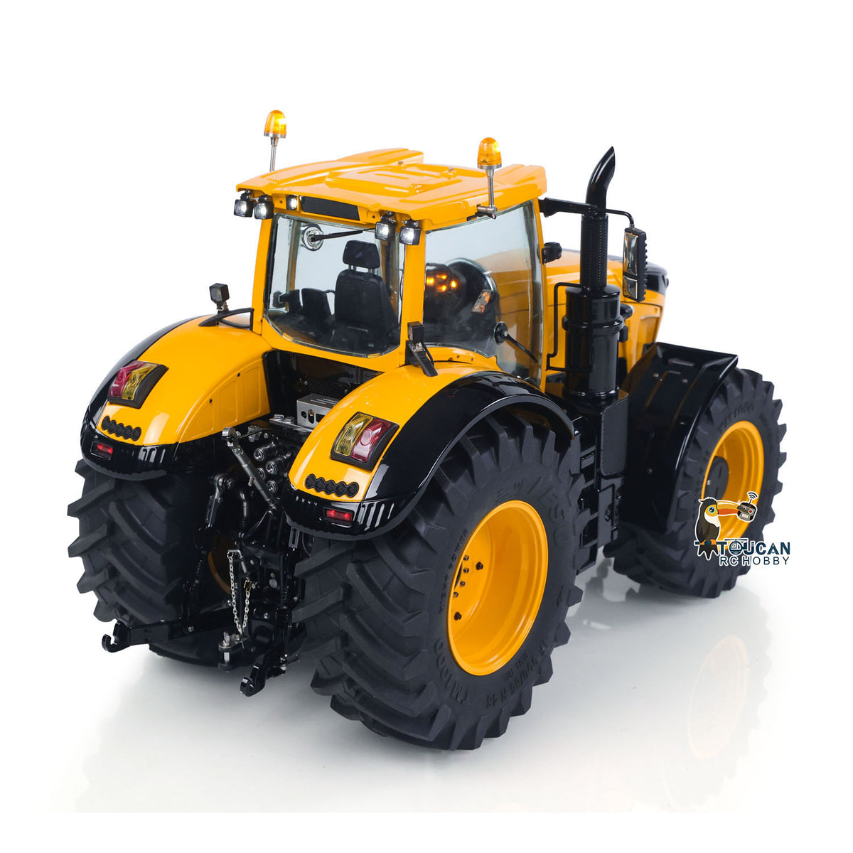 In Stock TOUCAN RC HOBBY LESU Metal 1/14 RC Tractor Truck AOUE 1050 4x4 Hydraulic Farm vehicle K500 Seedbed Pre-sowing Soil Preparation Planter Plough Light Sound