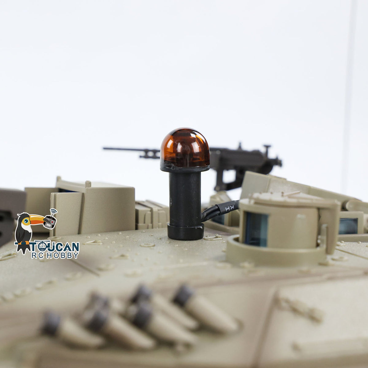 Henglong 1/16 TK7.0 IDF Merkava MK IV 3958 RTR RC Tank with Dual Battery Barrel Recoil 360 Degrees Turret Smoke BB Unit IR Metal Sprockets Idlers Road Wheels Tracks Gearbox