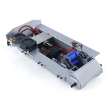 Metal Chassis Smoke Unit Gearbox Power Blue Motor Speaker Switch for Henglong 1/16 RC Battle Tank 3898 USA M4A3 Sherman Model