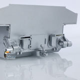 Metal Chassis Smoke Unit Gearbox Power Blue Motor Speaker Switch for Henglong 1/16 RC Battle Tank 3898 USA M4A3 Sherman Model