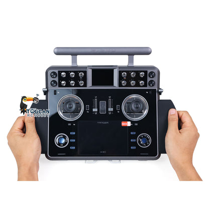 In Stock TOUCAN RC HOBBY FrSky Tandem XE Transmitter 3D Gimbal 4000mah/7.4V Battery RC Truck Remote Controller ETHOS System 86*61*20mm 8G Storage