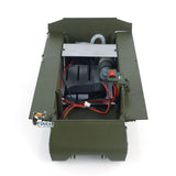 Metal Chassis with Metal Smoke Unit Switch for Henglong 1/16 RC Tank 3898 USA M4A3 Sherman Model Military Armored Car Adults Toy
