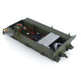 Metal Chassis with Metal Smoke Unit Switch for Henglong 1/16 RC Tank 3898 USA M4A3 Sherman Model Military Armored Car Adults Toy