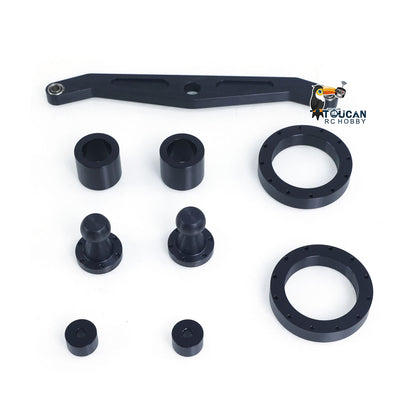 TOUCAN RC HOBBY JDM Metal Tracks Upgrade Parts for 1/14 RC Bulldozer Hydraulic Construction Vehicle Scale DIY Model Accessories
