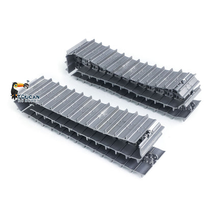 TOUCAN RC HOBBY JDM Metal Tracks Upgrade Parts for 1/14 RC Bulldozer Hydraulic Construction Vehicle Scale DIY Model Accessories