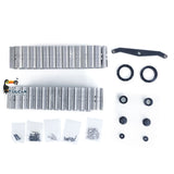 Full Metal Tracks for 1/14 Radio Control Hydraulic Bulldozer JDM-98 RC Engineering Vehicles DIY Model Optional Upgraded Part