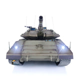 Heng Long 1/16 IDF Merkava MK IV RC Panzer, ferngesteuerter Panzer, offenes Feuer, rauchender 360-Grad-Turm, rotierende BB-Pellets