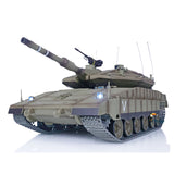 Heng Long 1/16 IDF Merkava MK IV RC Panzer, ferngesteuerter Panzer, offenes Feuer, rauchender 360-Grad-Turm, rotierende BB-Pellets