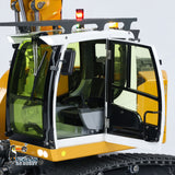 Fast  Free Shipping 1/14 RC Hydraulic Excavator 914 5-ways Valve Metal Remote Control Digger Model Emulated Engineering Vehicle