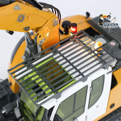 CUT 1/14 Scale 914 Metal RC Hydraulic Excavator 5-ways Valve Remote Control Digger ST8 Radio Controller Model for Hobbyists