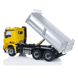Fast Free Shipping RTR 1/14 RC Hydraulic Tipper 6X6 Metal Chassis 2Speed Model Car Remote Control Dumper Truck NO Lock Light Sound Radio Battery