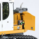 Fast  Free Shipping 1/14 RC Hydraulic Excavator 914 5-ways Valve Metal Remote Control Digger Model Emulated Engineering Vehicle