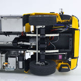 Fast Free Shipping RTR 1/14 RC Hydraulic Tipper 6X6 Metal Chassis 2Speed Model Car Remote Control Dumper Truck NO Lock Light Sound Radio Battery