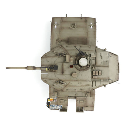 Henglong 1/16 TK7.0 IDF Merkava MK IV RTR RC Tank 3958 with 360 Degree Turret Barrel Recoil BB IR Smoke Metal Gearbox Tracks Sprockets Idlers Wheels