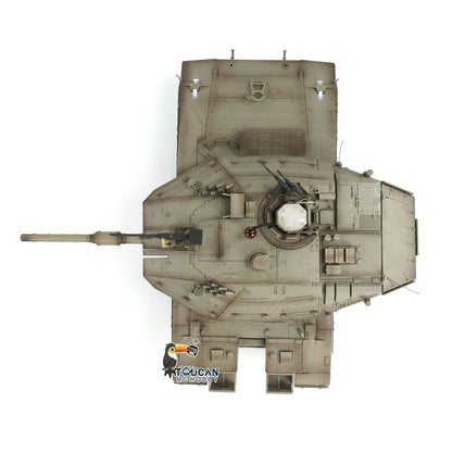 TOUCAN RC HOBBY Henglong 1/16 TK7.0 IDF Merkava MK IV 3958 RTR RC Tank with Barrel Recoil BB Smoke Metal Tracks Idlers Sprockets Wheels Gearbox