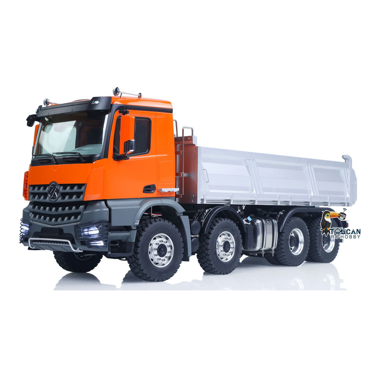 1/14 Kabolite K3367 8x8 Metal Hydraulic RC Tipper Remote Control Dump Truck Sonud Light 2Speed Model Battery ST8 Radio Axle Lock