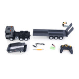 Huina 1318 1/18 RC Tractor Truck 9CH Remote Control Cars with Flatbed Trailer