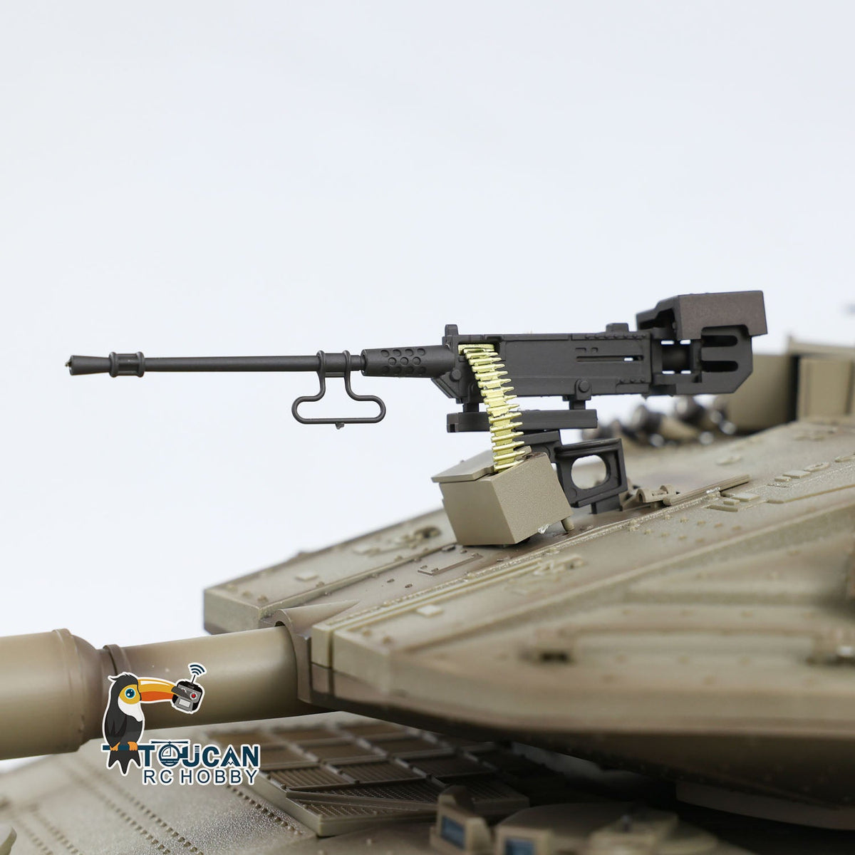 Henglong 1/16 TK7.0 IDF Merkava MK IV RTR RC Tank 3958 with 360 Degree Turret Barrel Recoil BB IR Smoke Metal Gearbox Tracks Sprockets Idlers Wheels