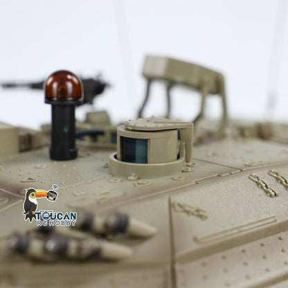 Henglong 1/16 TK7.0 IDF Merkava MK IV 3958 RTR RC Tank with Barrel Recoil BB Smoke Metal Tracks Idlers Sprockets Wheels Gearbox