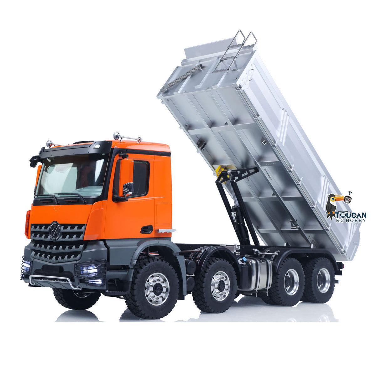 1/14 Kabolite K3367 8x8 Metal Hydraulic RC Tipper Remote Control Dump ...