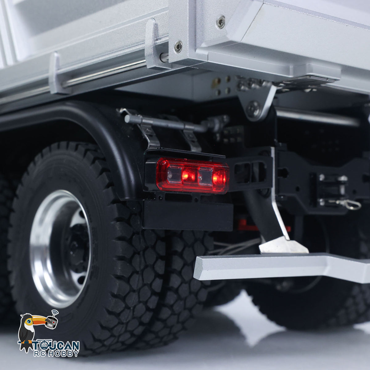 1/14 Kabolite K3367 8x8 Metal Hydraulic RC Tipper Remote Control Dump Truck Sonud Light 2Speed Model Battery ST8 Radio Axle Lock