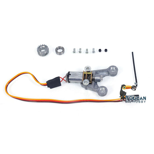 IN Stock Metal Panoramic Sight With Motor ESC Upgraded Parts Periscope for 1/16 RC Battle Tank U.S.A M1A2 Abrams 3918 Modification