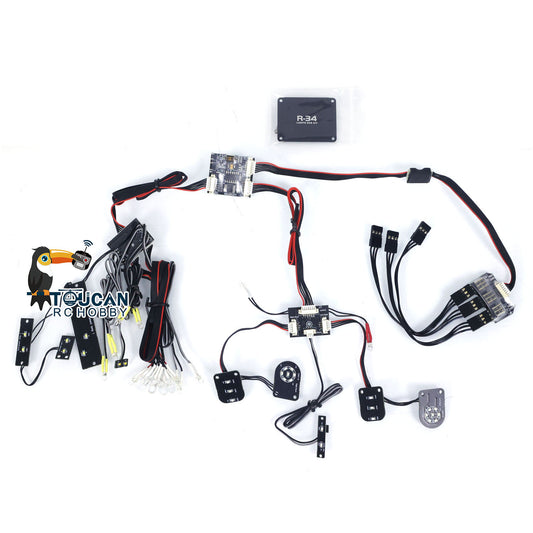 TOUCAN RC HOBBY Capo 3V 60mA Special Lights Hub Kit Light System for 1/8 Scale Remote Controlled Drift Racing Vehicles Cars R-34 Spare Parts