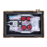 JDM-228 1/14 Metal Extendable Multifunction Gooseneck Trailer KIT for JDMODEL RC Hydraulic Excavator LR920 LR914 ZW370 Loader