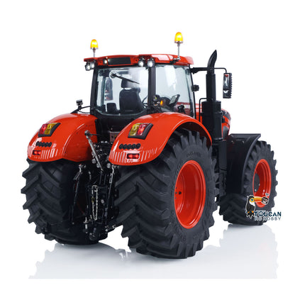 In Stock TOUCAN RC HOBBY LESU Metal 1/14 RC Tractor Truck AOUE 1050 4x4 Hydraulic Farm vehicle K500 Seedbed Pre-sowing Soil Preparation Planter Plough Light Sound