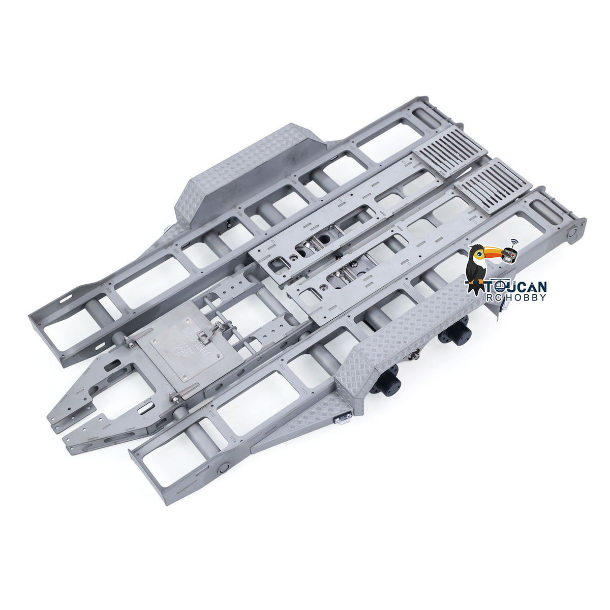 TOUCAN RC HOBBY JDM-228 1/14 Metal Extendable Multifunction Gooseneck Trailer KIT for JDMODEL RC Hydraulic Excavator LR920 LR914 ZW370 Loader