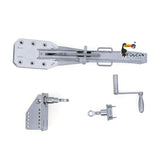 JDM-228 1/14 Metal Extendable Multifunction Gooseneck Trailer KIT for JDMODEL RC Hydraulic Excavator LR920 LR914 ZW370 Loader