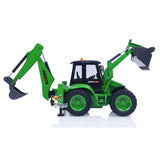 HUINA 1/14 1579 Plastic RC Loader Remote Controlled Backhoe Excavator 2.4G 9CH Hobby Model DIY Toys Electric Cars Painted