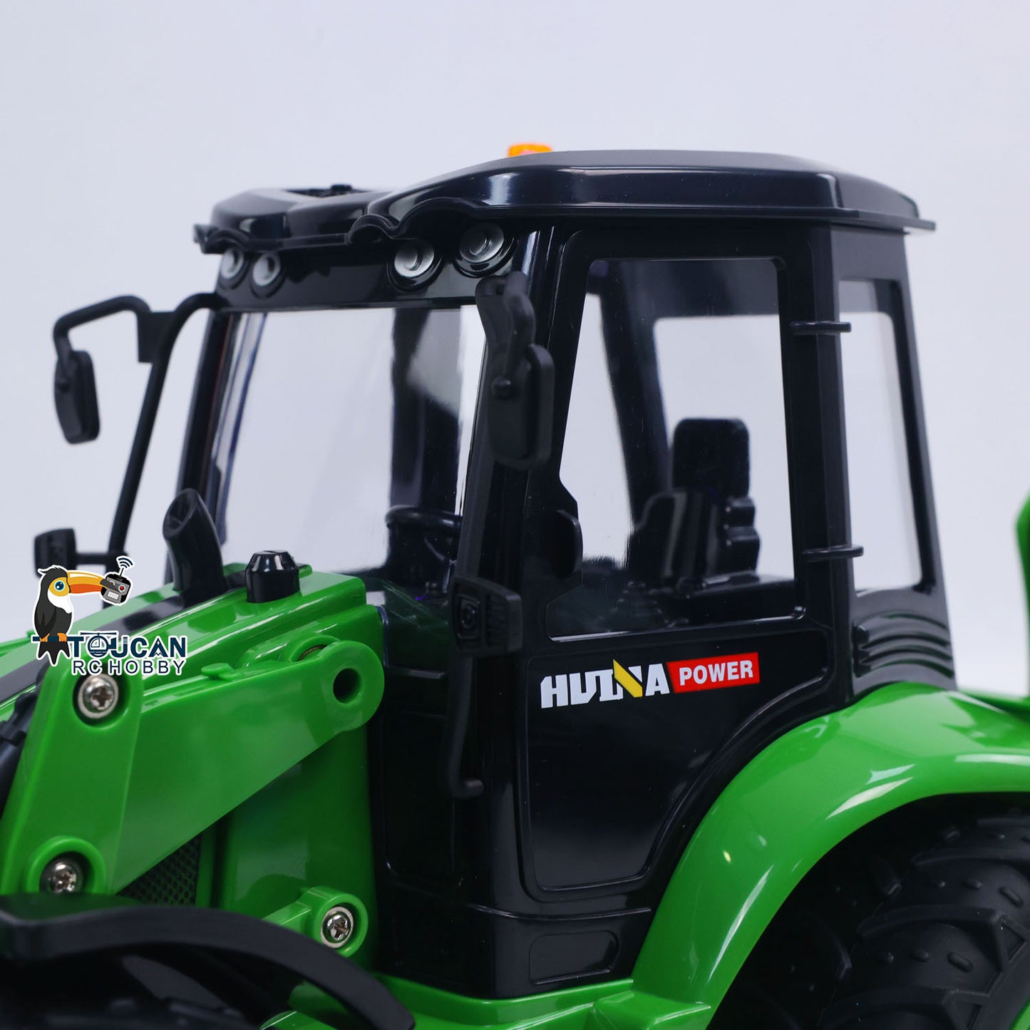 HUINA 1/14 1579 Kunststoff RC Loader Ferngesteuerter Bagger Bagger 2.4G 9CH Hobby Modell DIY Spielzeug Elektroautos Lackiert