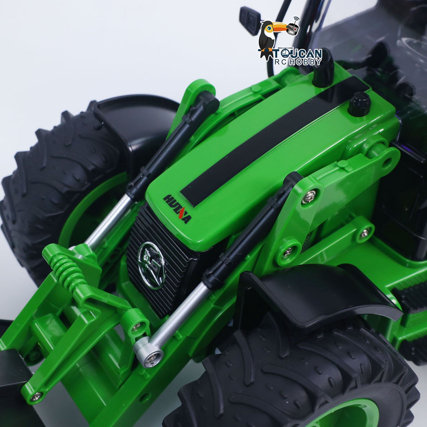 HUINA 1/14 1579 Kunststoff RC Loader Ferngesteuerter Bagger Bagger 2.4G 9CH Hobby Modell DIY Spielzeug Elektroautos Lackiert