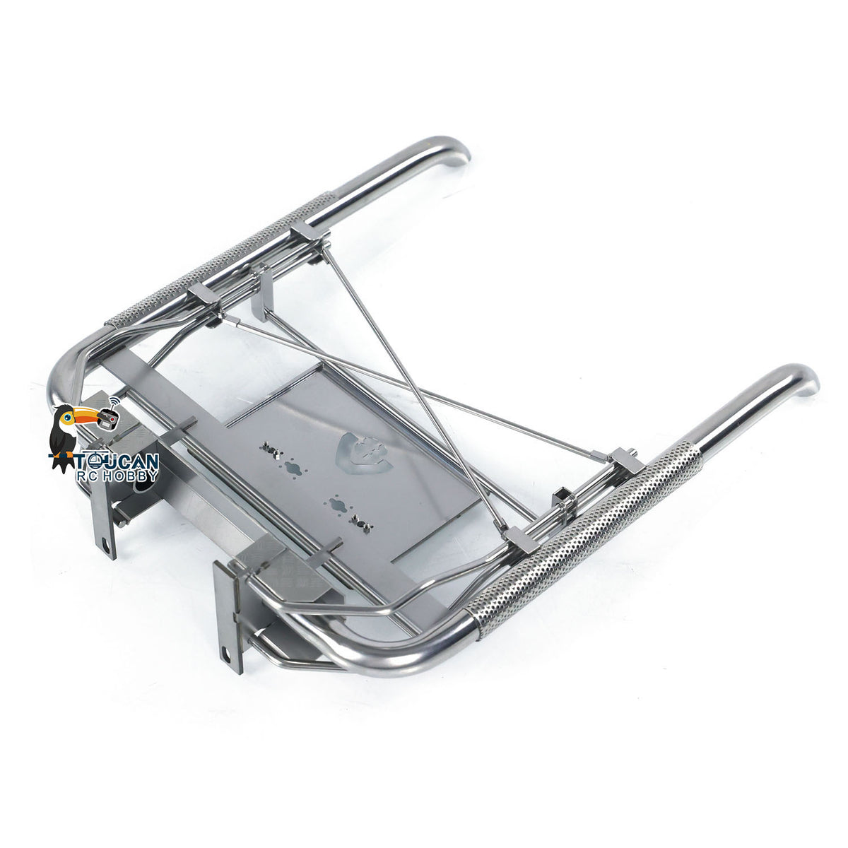 ScaleClub Metall-V-förmiges Auspuffrohr für 1/14 RC Traktor-LKW-Chassis Automodellteile R73 R62 R47 DIY-Teile