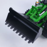 HUINA 1/14 1579 Plastic RC Loader Remote Controlled Backhoe Excavator 2.4G 9CH Hobby Model DIY Toys Electric Cars Painted