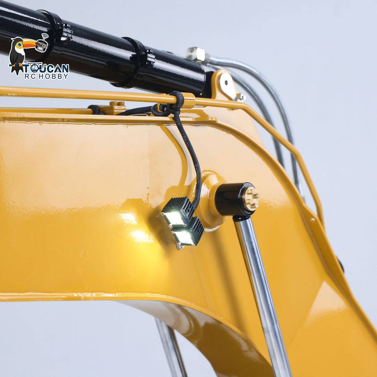 TENGDA-TH-6015B 1/14 Scale Metal Hydraulic Crawler Excavator Complete Set w/Light Sound & Radio
