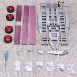 JDM-228 1/14 Metal Extendable Multifunction Gooseneck Trailer KIT for JDMODEL RC Hydraulic Excavator LR920 LR914 ZW370 Loader