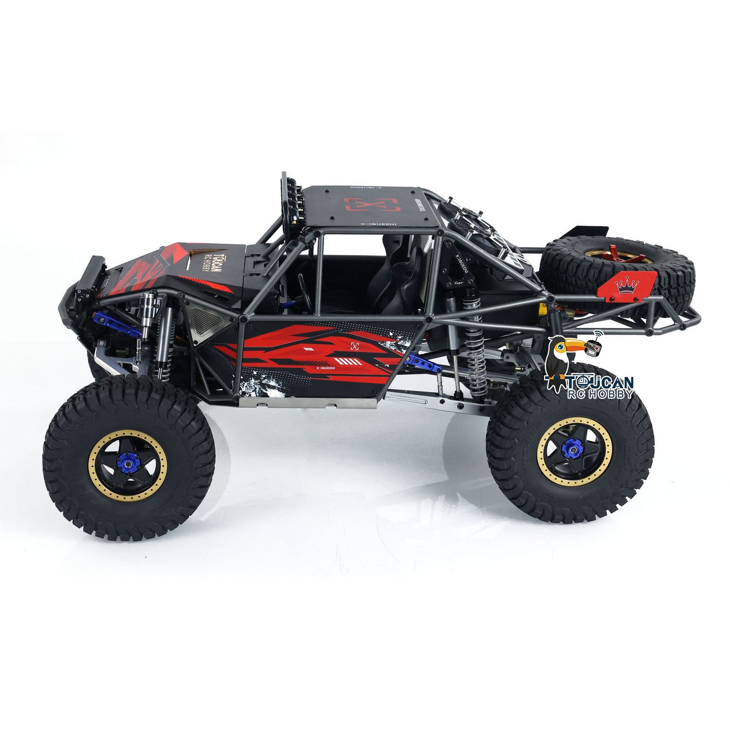 1/8 Capo Queen CD1582X U4 RC Crawler Auto Ferngesteuertes Rennfahrzeug RTR Modell Ready to Run 2 Geschwindigkeiten ESC Servomotor 