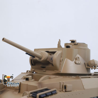 TOUCAN RC HOBBY Fast Free Shipping 1/16 RC Tank Matilda III IV Tongde IR Turret Rotary 320 Degree Electric Remote Control Military Vehicle Metal Gearbox Road Wheel