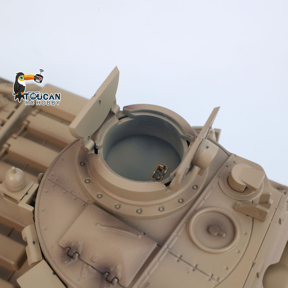 1/16 RC Tank Matilda III IV Tongde IR Turret Rotary 320 Degree Electric Remote Control Military Vehicle Metal Gearbox Road Wheel