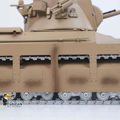 1/16 RC Tank Matilda III IV Tongde IR Turret Rotary 320 Degree Electric Remote Control Military Vehicle Metal Gearbox Road Wheel