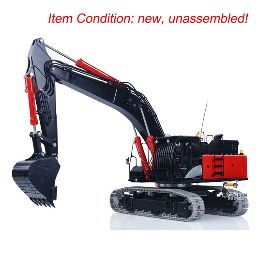 TOUCAN RC HOBBY LESU Aoue ZX490 1/14 Metal RC Hydraulic Excavator B0026 6-Channel Directional Valve 360 Degrees Continuous Rotation High-torque Drive Wheels Lighting System