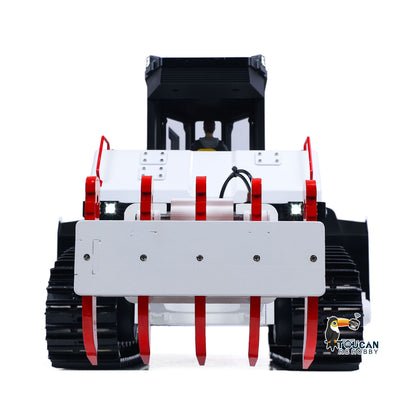 TOUCAN RC HOBBY D155AX Metal 1/12 RC Hydraulic Bulldozer Remote Control Heavy Machine 7 Way Reversing Valve for Hobbyists