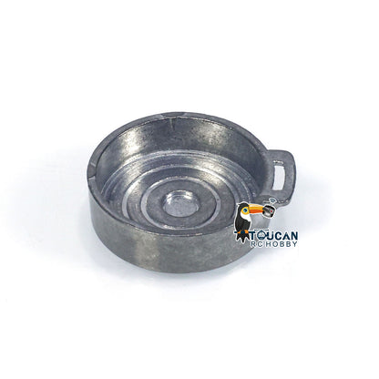 Metallpfanne, dekorativer Topf für 1/16 RC Kampfpanzer, Funksteuerung Panzer M1A2 Abrams 3918, DIY-Teile, bemalt, Hobby-Modell