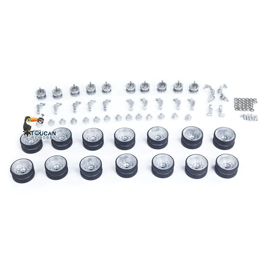 Metal Road Wheels Suspension Arm for Henglong 1/16 RC Tank 3838 USA M26 Pershing DIY Military Armored Car