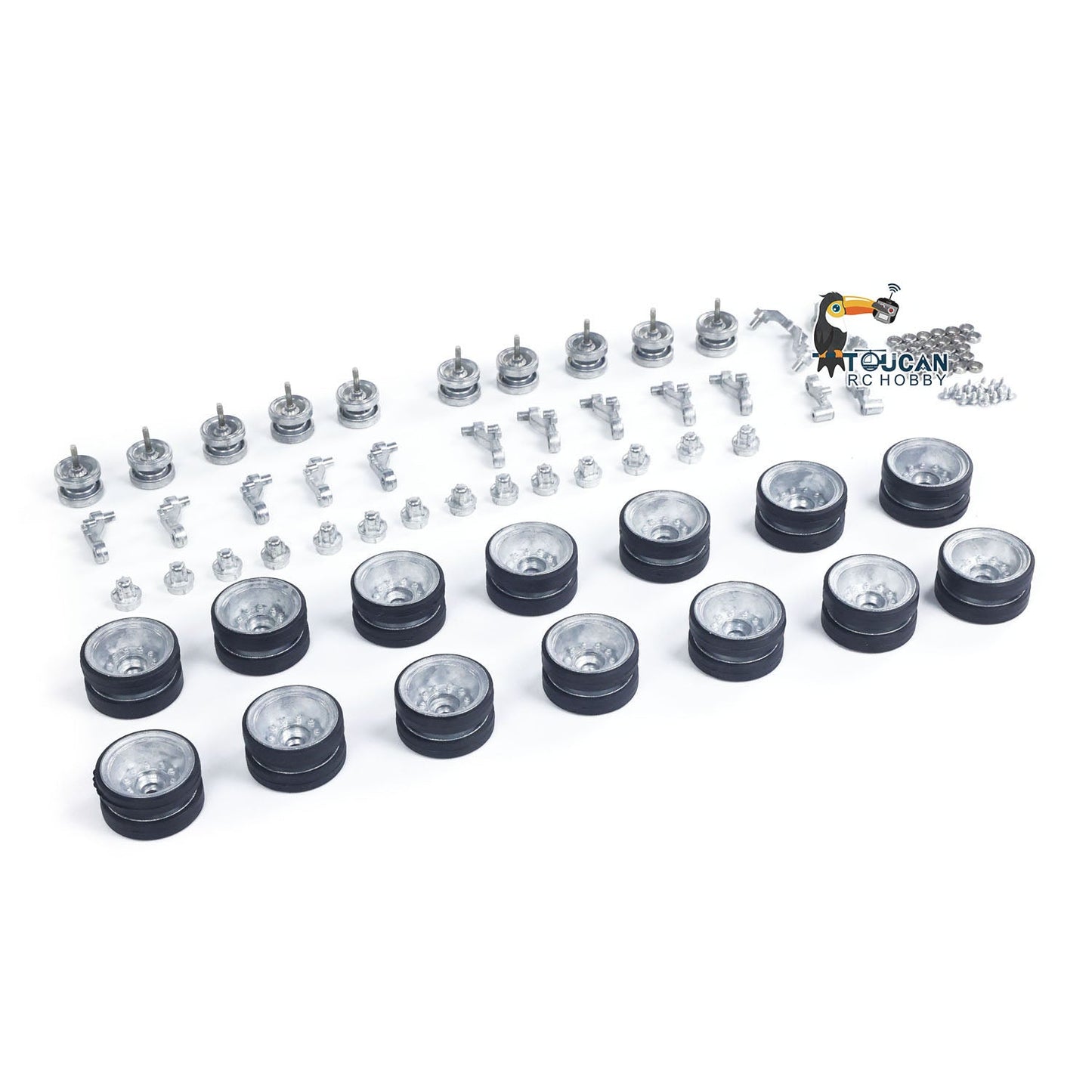 Metal Road Wheels Suspension Arm for Henglong 1/16 RC Tank 3838 USA M26 Pershing DIY Military Armored Car