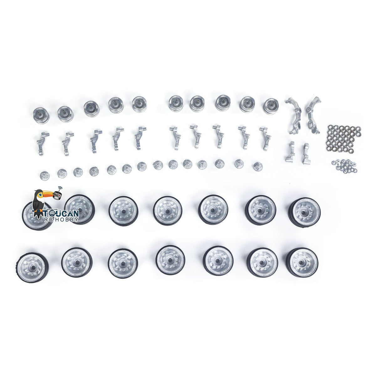 Metal Road Wheels Suspension Arm for Henglong 1/16 RC Tank 3838 USA M26 Pershing DIY Military Armored Car