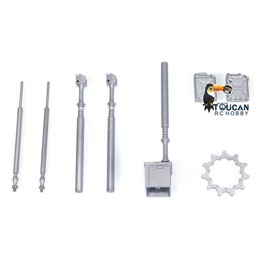 Dekorative Teile aus Metall, Kraftstoff- und Wassertanks für 1/16 RC-Panzer, Funksteuerung, Panzer M1A2 Abrams 3918, Hobby-Modell