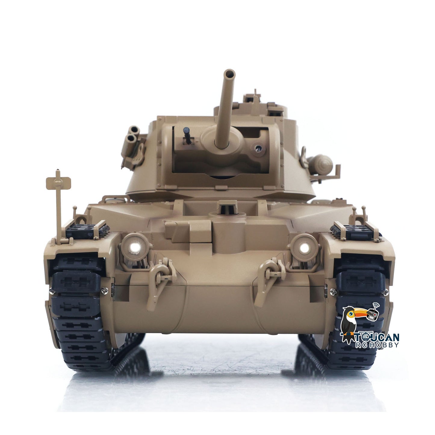 Tongde 1/16 Remote Control Military Tank Matilda III IV Turret Rotation 320 Degree IR Lights Sounds RC Electric Model Smoke Unit